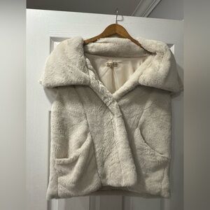 Democracy Cream Teddy Vest